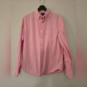 Jcrew Pink Gingham Men's Button Down Shirt